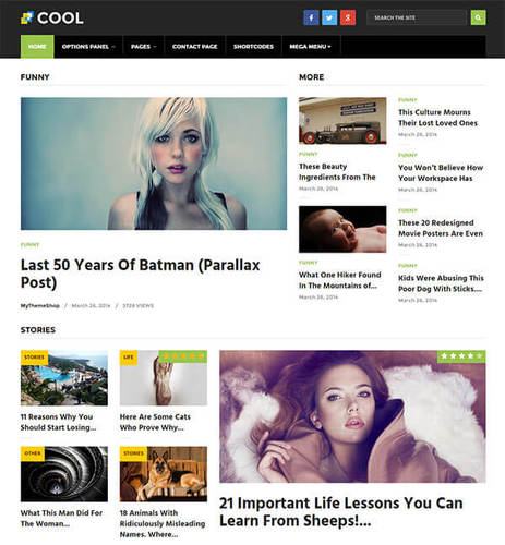 cool wordpress magazine theme