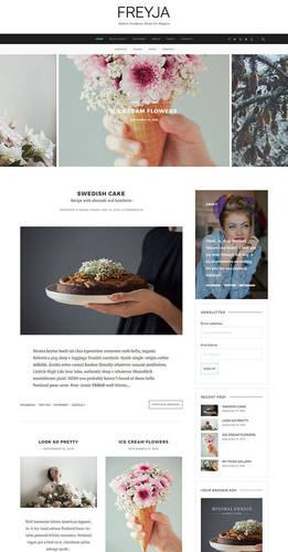 freyja personal blogging theme