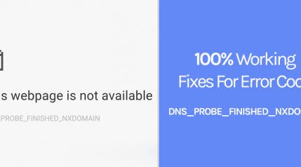 working fix for DNS PROBE FINISHED NXDOMAIN