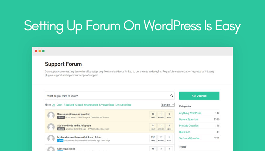 wordpress forum