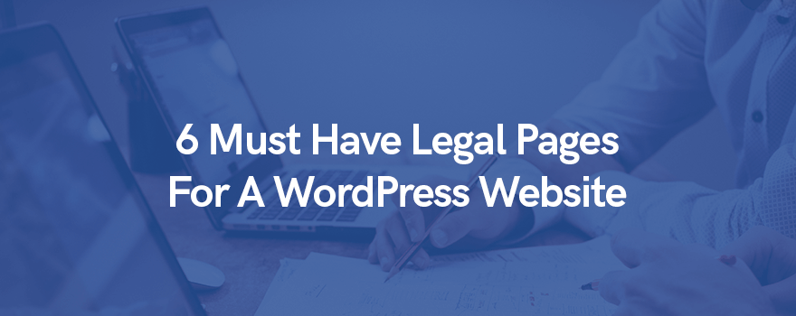 legal pages your site should have